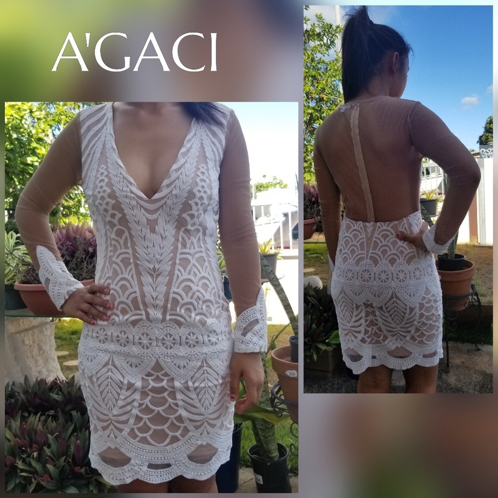 A'GACI SEXY Body Hug Dress